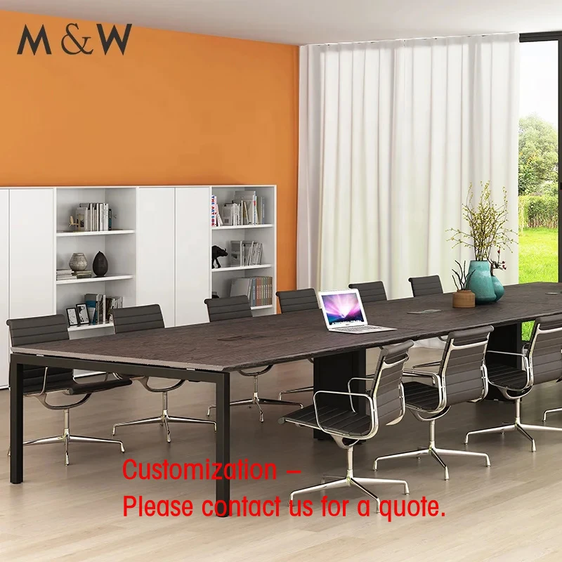 custom.Factory Conference Office Steel Furniture Desk Room Luxury Meeting Table