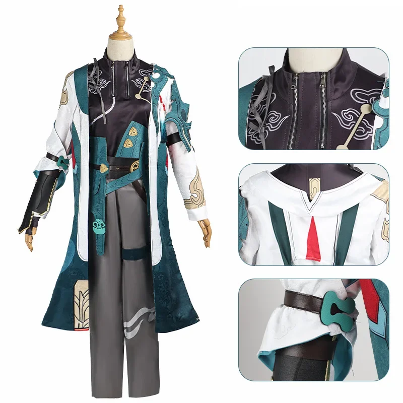 Danheng Cosplay Costume Honkai Star Rail Carnival Uniform Wig Anime Halloween Costumes Men Anime Game Clothes