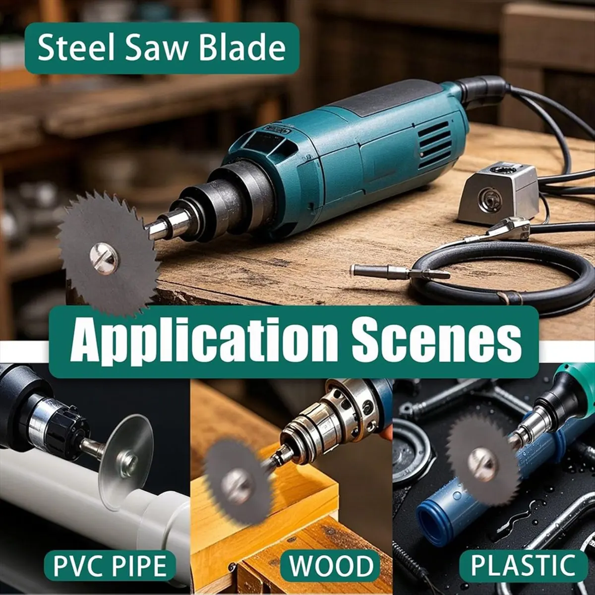 

(WSFS) 66Pcs Cutting Wheel Set for Dremel Rotary Tool 20Pcs Resin Cutting Discs 6Pcs HSS Circular Saw Blades