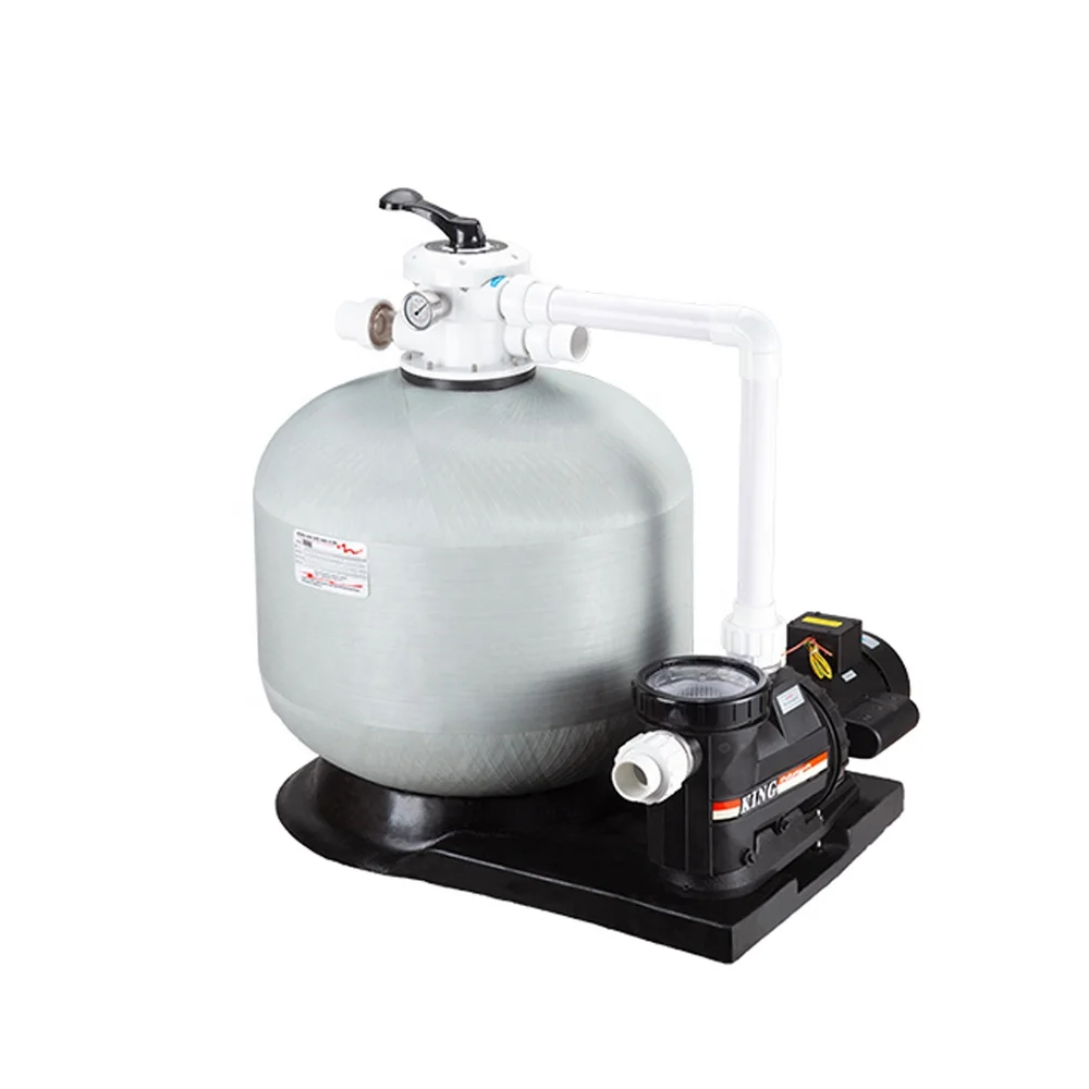

Automatic Backwash Combo Fiberglass Swimming Pool Filter with Pump Sand Filter and Pool Accessories