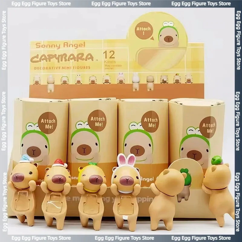 

2025Hot Sale Blind Box Capybara Hippers Sonny Angel Decorative Mini Figures Mystery Box Doll Collection Cute Capybaras Model toy