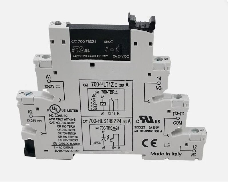 Brand New Original CAT700-TBS24 24VDC Power Relay With CAT700-HLT1Z Socket FAST SHIPMENT