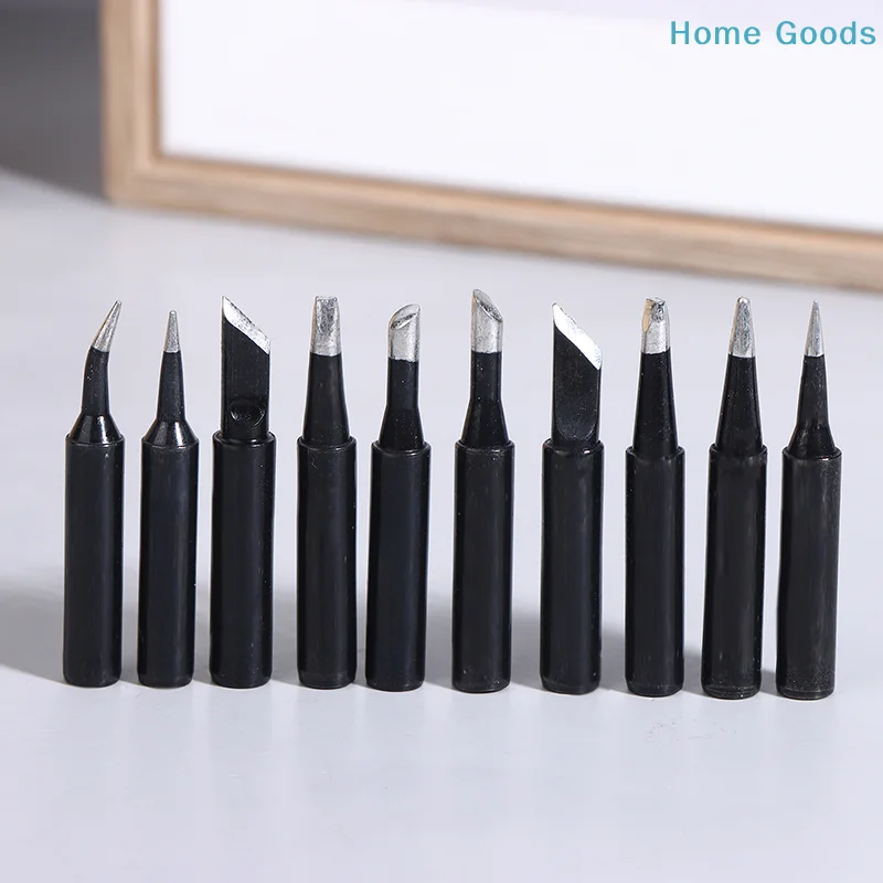 preferred5Pcs/lot Copper Black Lead-Free Soldering Iron Tip 900M-T-I 900M-T-IS 900M-T-K Welding Solder Station Iron Tipsproduct