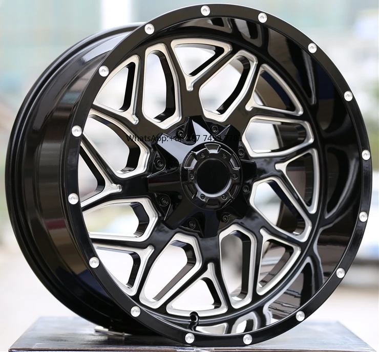 

20 Inch Off-Road Modified Wheel Hub Upgrade for 5X127 5X139.7 5x150 6X135 6X139.7 8X165.1 8x170 8x180-For Pickup & SUV Wheels