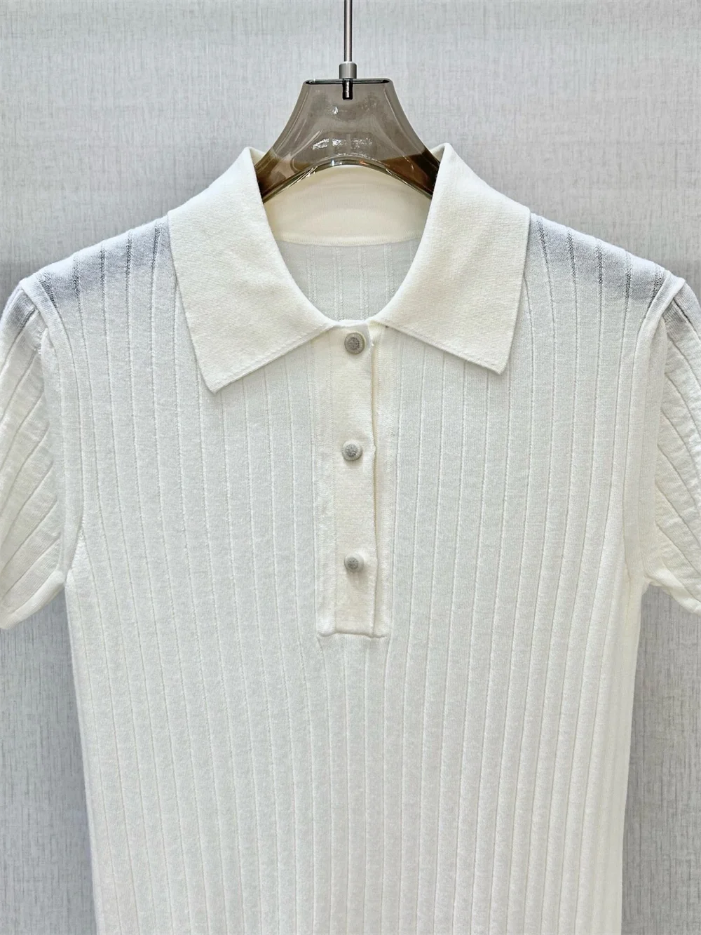 26 Summer New Women's Clothing Elegant T-Shirts and Polos Short-Sleeved Knitted Base Layer Top
