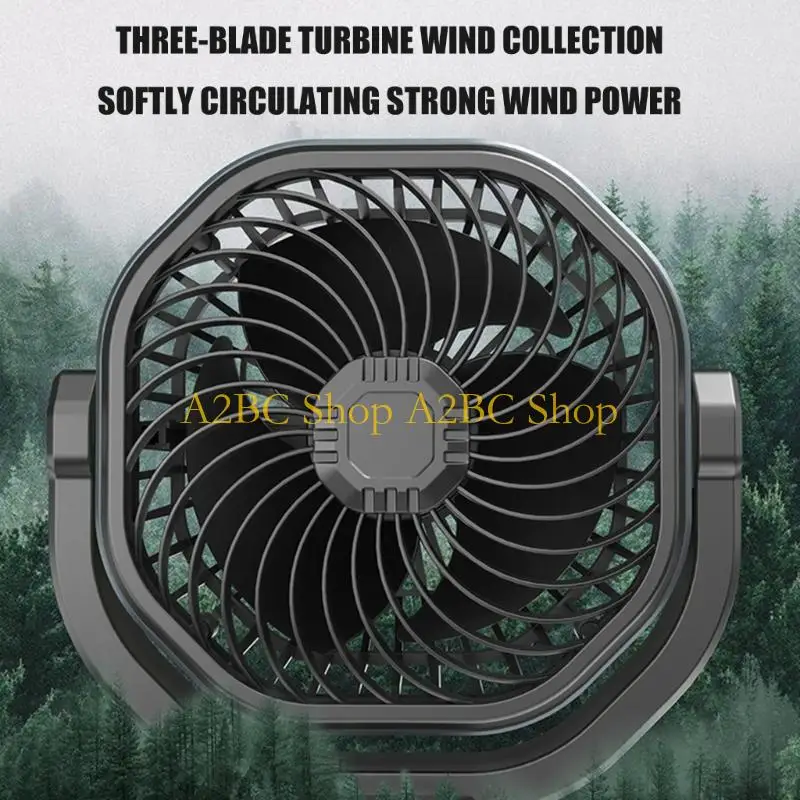 A2BC Compact Space Saving Double Rotating Fan Wide Coverage Area Suitable For Vehicles And Household Use With Low Noise Motor