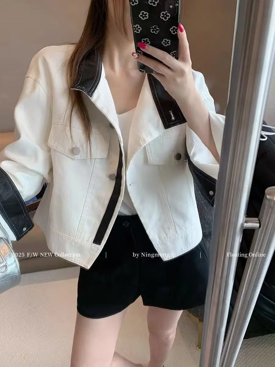 

Bomber Jackets Womens Jacket Double Face Autumn Mesh Embroidery Zippered Drawstring Dynamic Minimalism Modern Office OL Outdoors