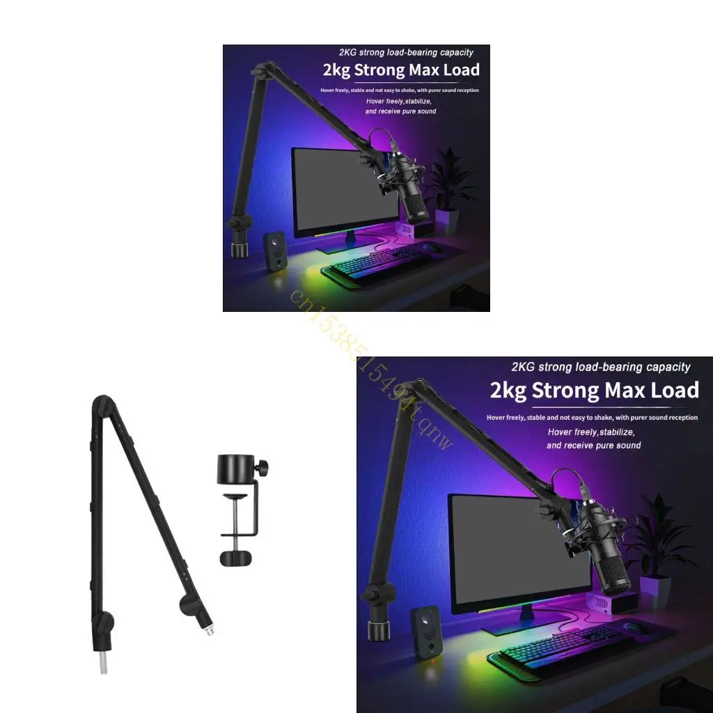 

Легкий складной звуковой кронштейн с вылетом 99 см и настольным креплением 45BD