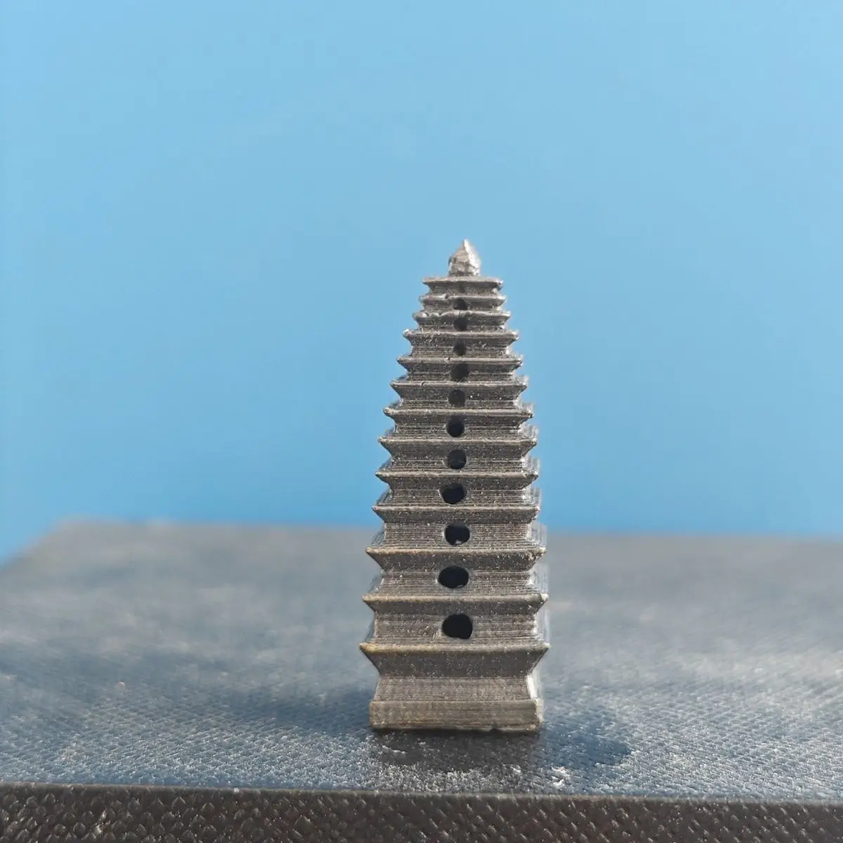 Miniature Brass Retro Senno Pagoda Ornament Odd-shaped Stone Artificial Hill Bonsai Fish Tank Sand Table Dry Landscape Placement