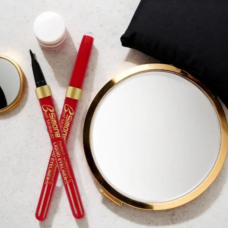 BSIMONE Wodoodporny Czarny Eyeliner w Płynie Szybkoschnący Długotrwały Matowy Gładki Łatwy w Aplikacji Makijaż Kosmetyki