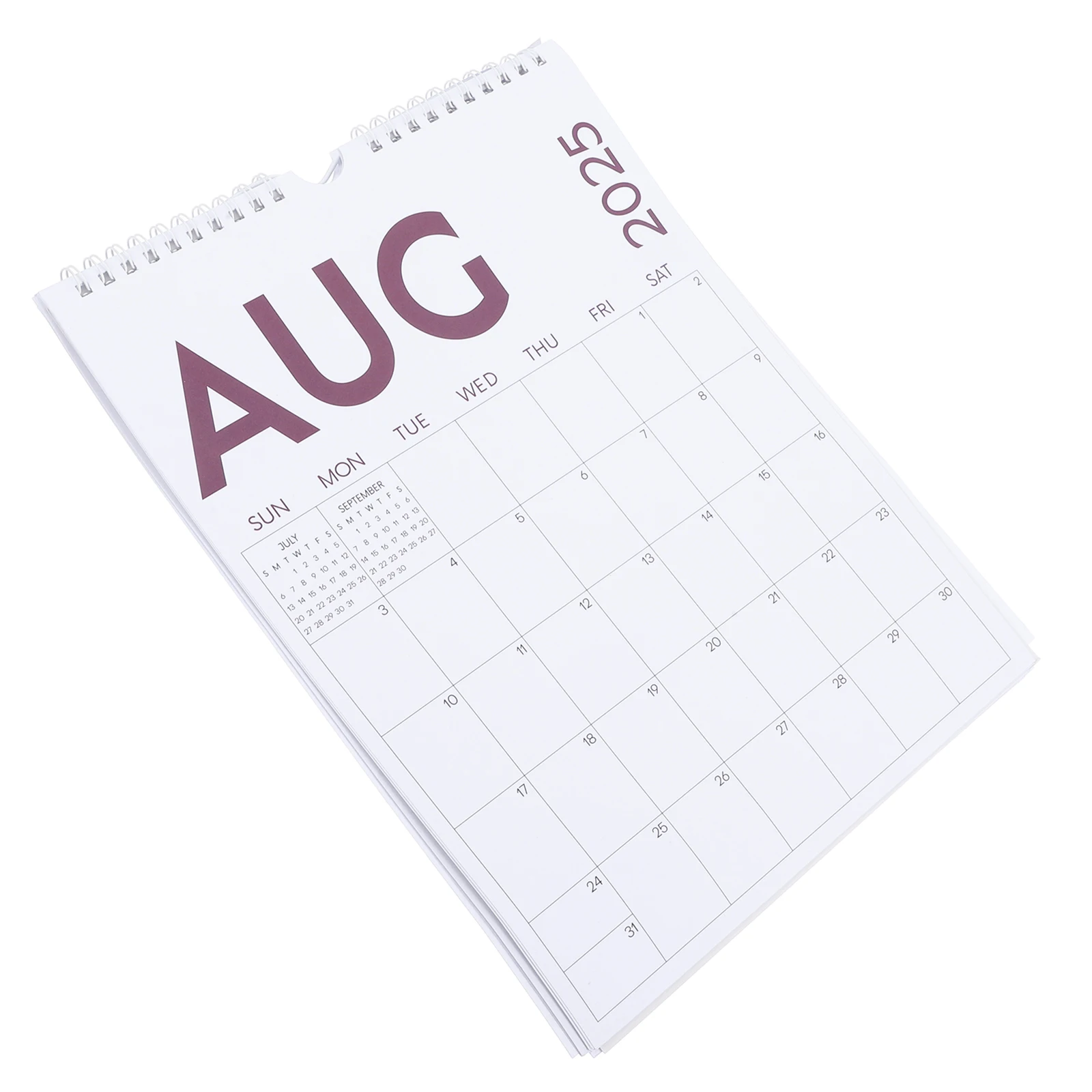 

2025 Wall Calendar Yearly Hanging Monthly Poster Spiral Annual Schedule Planner Paper New Office