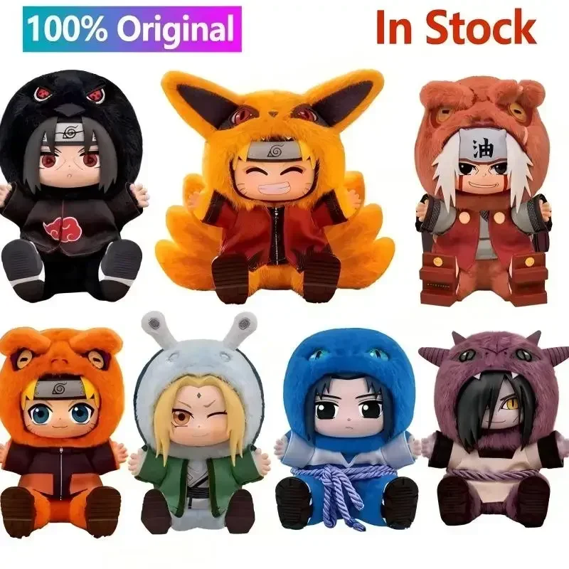 New Original Eaki Naruto V2 Blind Box Shippuden Beast Party Pajamars Naruto Anime Kawaii Doll Figure Itachi Uzumaki Cute Gifts