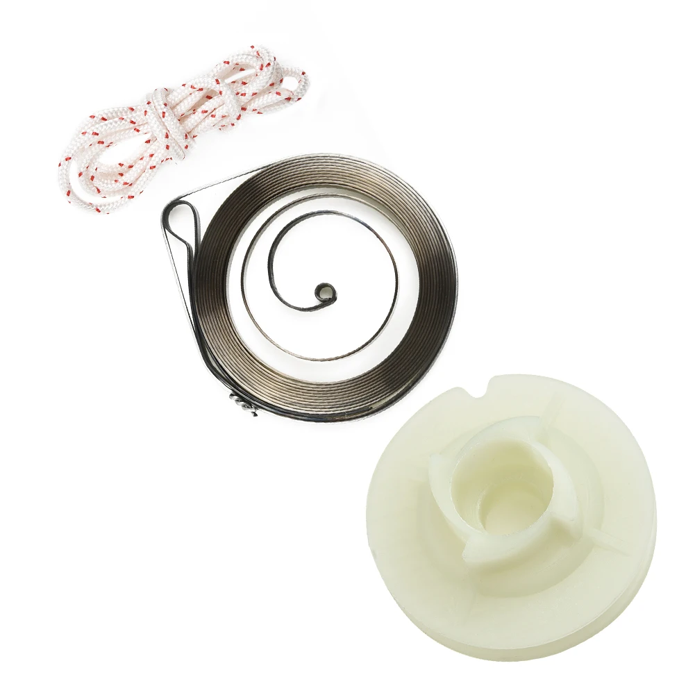 Starter Rope and Pulley Spring Assembly Kit Designed For For Zenoah G2500 and Similar 25cc 2-Stroke Small Chainsaws
