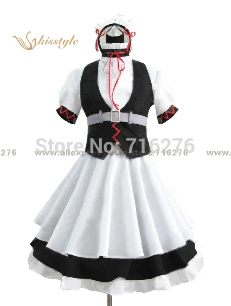 Kisstyle Fashion Steins/Gate Faris Nyannyan/Rumiho Akiha Housemaid Uniform Cosplay Costume