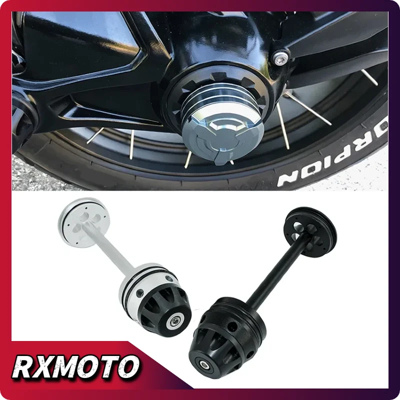 

For BMW R NINE T R9T R1200GS R1250GS Adventure R1200 GS S/ST/RT LC Rear Wheel Fork Axle Cap Crash Protector Slider Spindle Hub