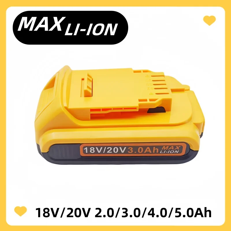 5S1P 18/20V 3000mAh Lithium Rechargeable Battery lpega For Dewalt 18/20V DCB184 DCB200 DCB182 DCB180 DCB181 DCB182 DCB201 DCB206