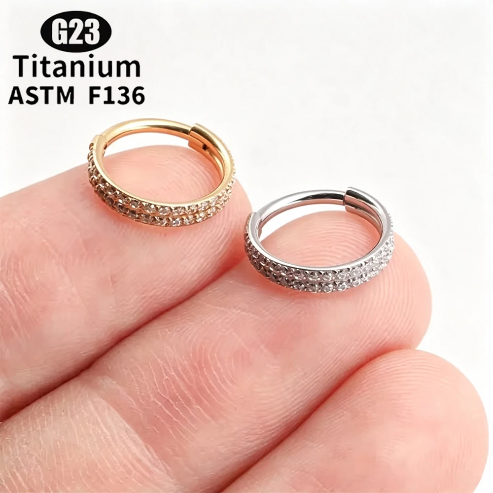 Piercing de titanio ASTM F136  - Body Jewelry Ear Piercing reseña y precio