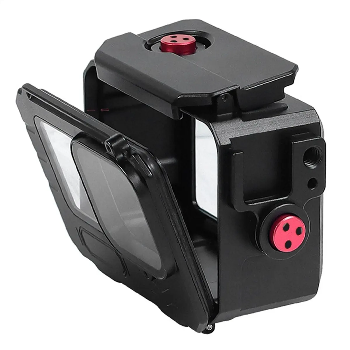 N05R 80M Waterproof Case Aluminium Frame Protective Case Underwater Diving Case for Gopro 12/11/10 for Gopro 13 Action Camera