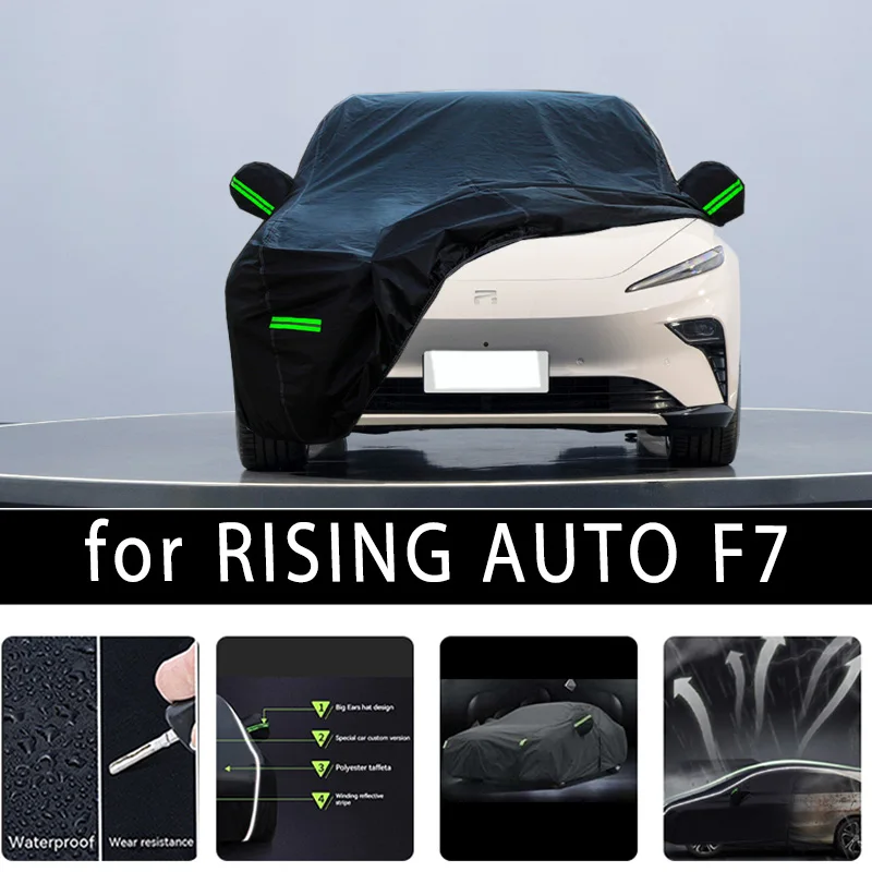 

For RISING AUTO F7 Outdoor Protection Full Car Covers Snow Cover Sunshade Waterproof Dustproof Exterior Car accessories