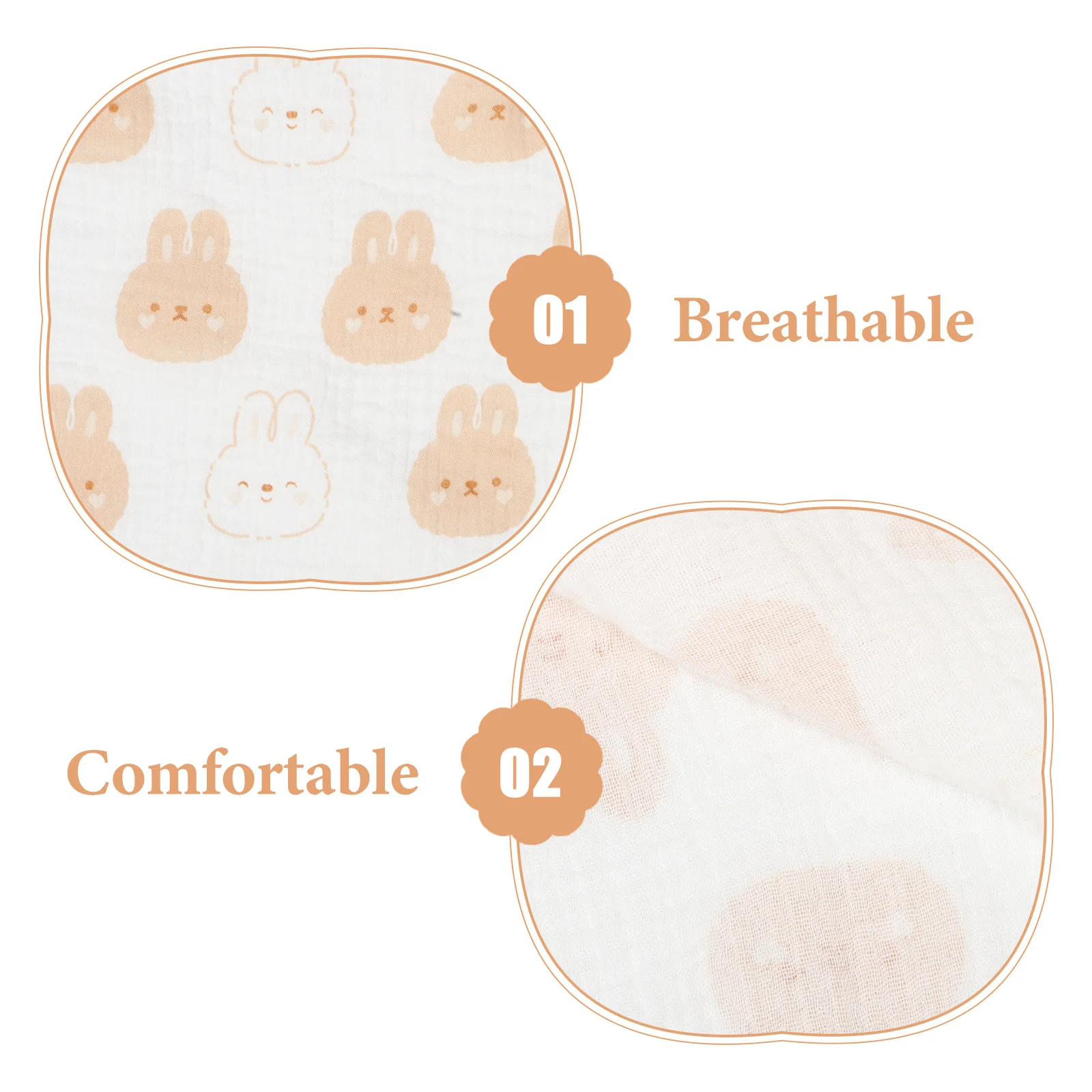 تنفس القطن الطفل قماط بطانية طبقة مزدوجة الصيف الوليد تلقي الحضانة بطانية لينة مريحة التفاف الحضانة البطانيات