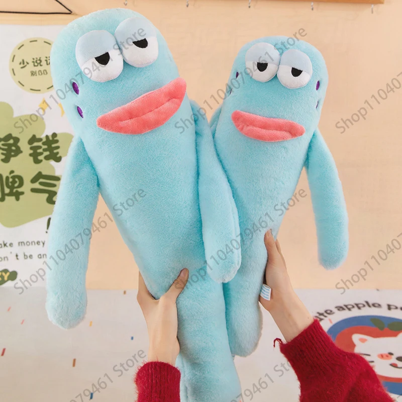 

Sanrio Kawaii Stuffed Doll Anime Massager Hangyodon‌ Plush Toy Cute Cartoon Stuffed Animal for Kids Adults Birthday Holiday Gift