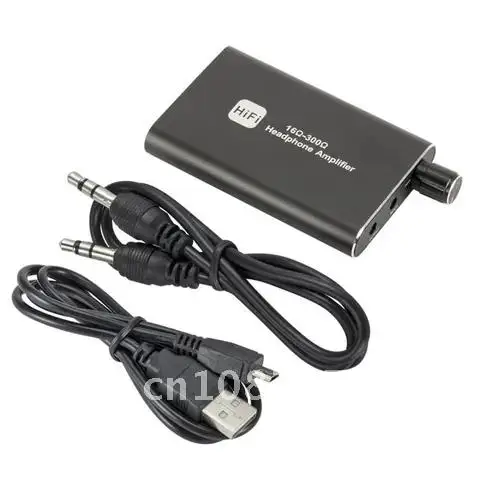 Headphone Amplifier Portable HiFi Earphone AMP With Aux In Port For Phone Android Music Player 3.5mm Jack Cable