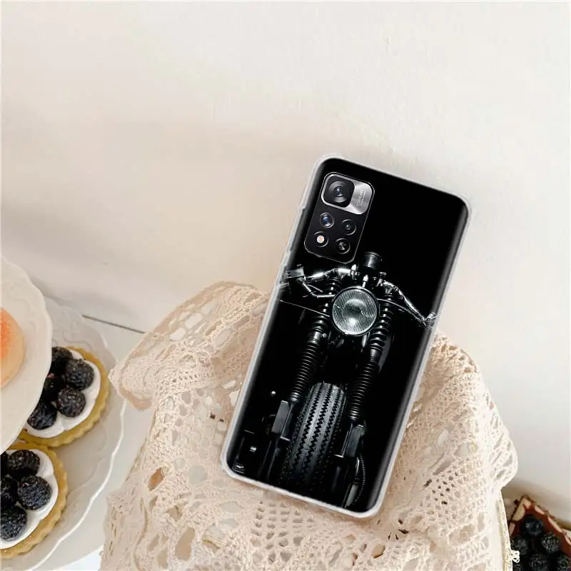 Coque de téléphone rétro moto pour Xiaomi, casque Bery, NDavid figuré, M5, M5S, X6, X5 Pro, 5G, M3, Mi F6, F5, F4, F3, ustensiles de cuisine, F1, Capa Coq