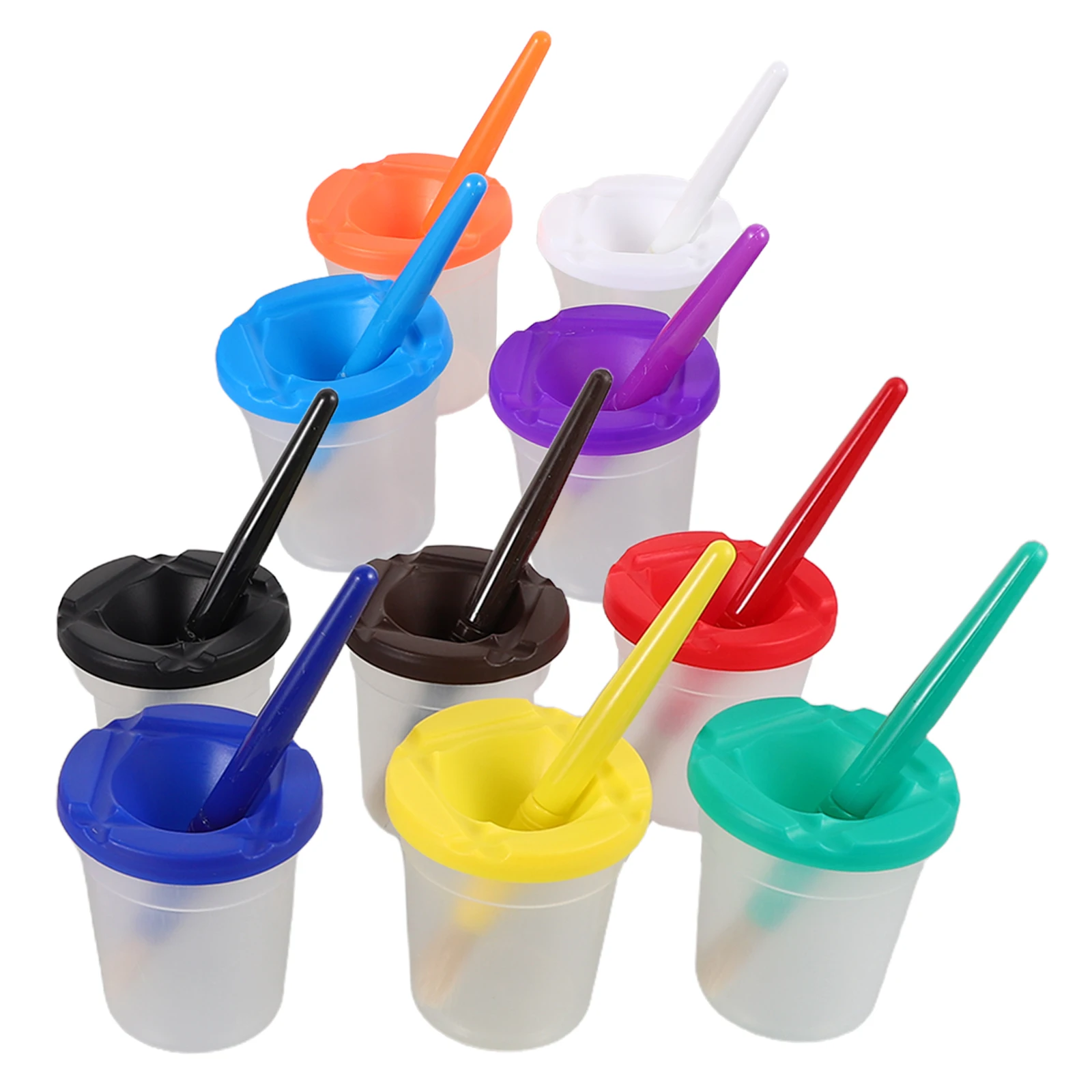 

Painting Pen Wash Cup Cups Painters Kit for Kids Face Washable Art Supplies Bristle Hair Water Reusable Baby