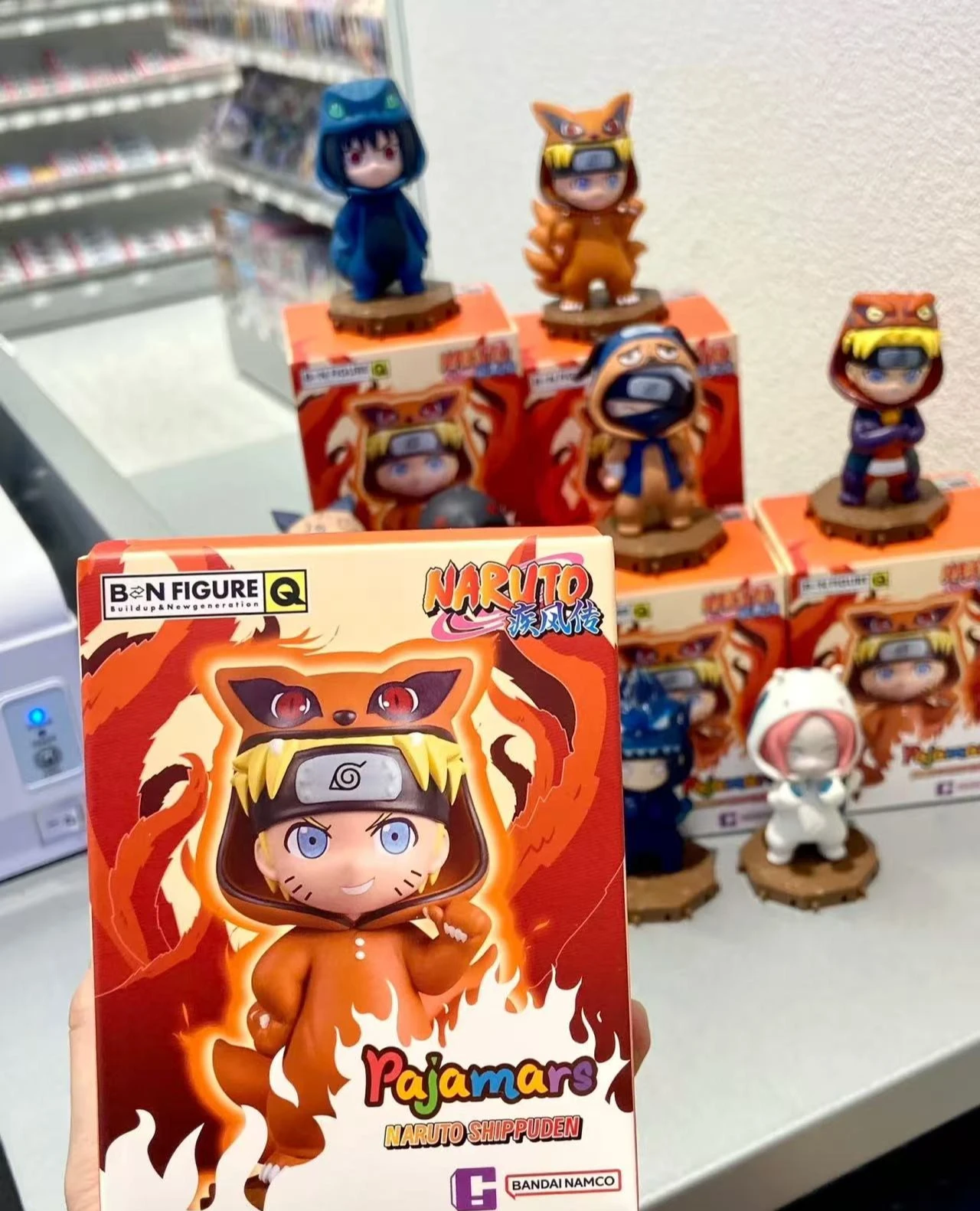 

MINISO genuine BNFIGUEREQ Pajamars series Naruto Shippuden doll costume cos Digimon blind box birthday gift