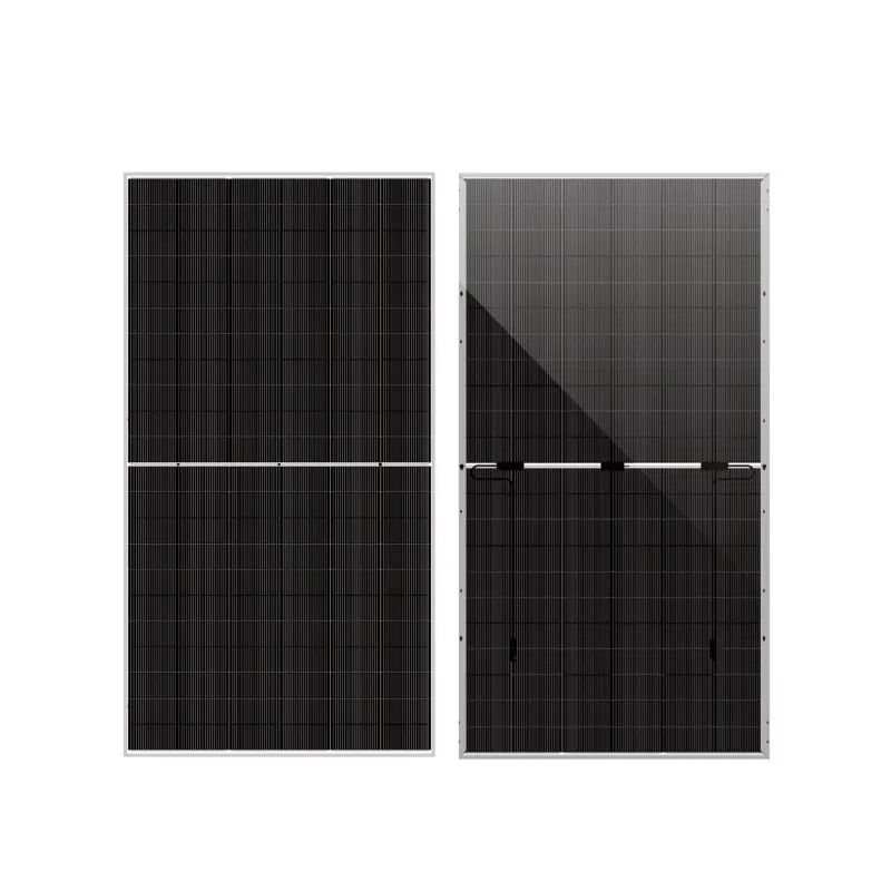 Advanced Technology HJT N-Type BIPV Mono Solar Panels 720W 700W Full Black 210mm 132 Cells Bifacial Balcony Mount