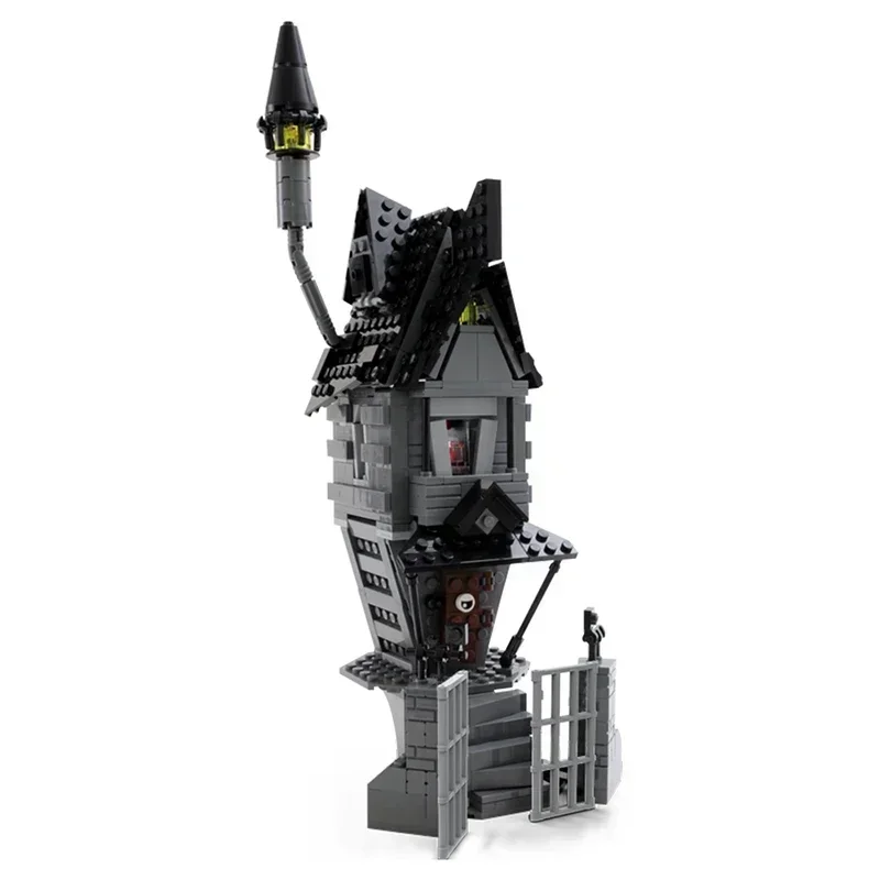 Gobricks MOC Jack Skellington's House Modell Nacht des Horrors Bausteine Set Das Haus Architektur Weihnachten Stadt Ziegel Kinderspielzeug