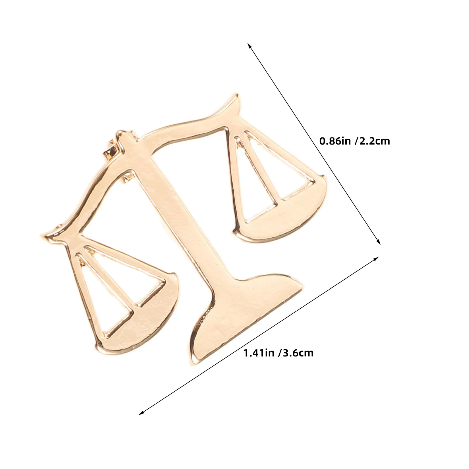 4Pcs Justice Scale Brooch Set Men Vintage Lapel Pins Lawyer Badge Legal Professional Suit Accessories Attorney Gift