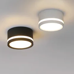 Surface mounted LED downlight side luminescent ceiling light 5W 7W 9W 12W 15W Nordic style dimmable LED downlight spotlight