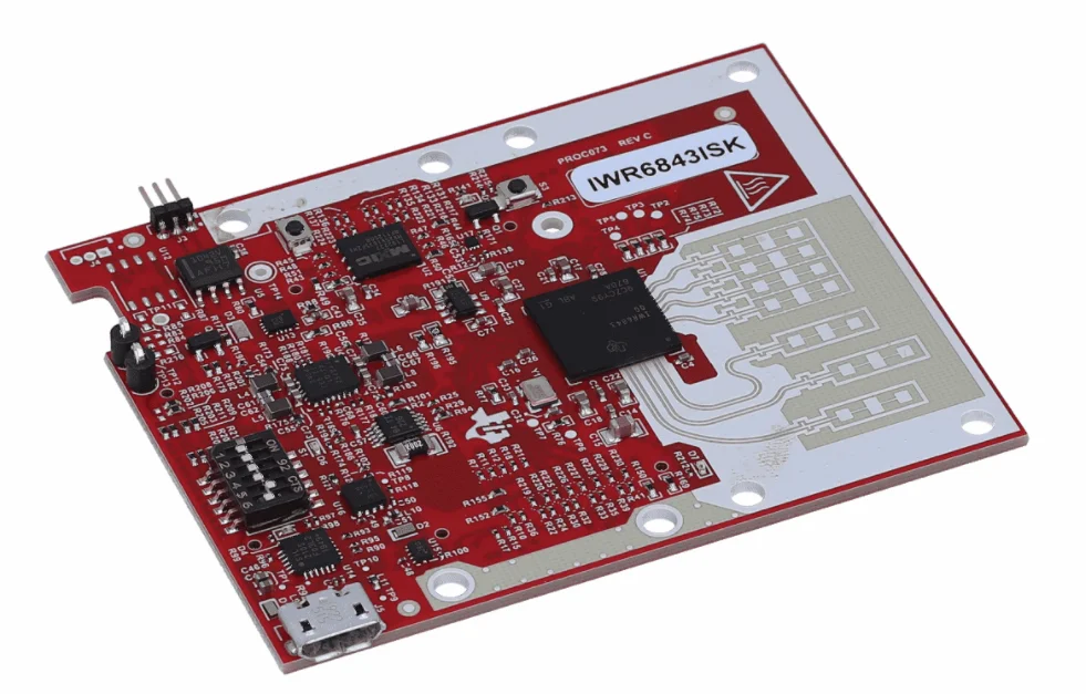 IWR6843ISK TI Radar Development Evaluation Board Smart Millimeter Wave Sensor Standard Antenna Plug-in Module