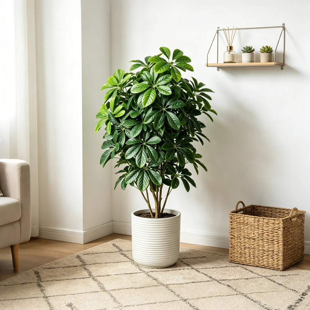 85/98cm Artificial Monstera Plant Fake Tropical Palm Leafs Faux Maranta Tree Plastic Green Schefflera Branch For Home Shop Decor - view 5