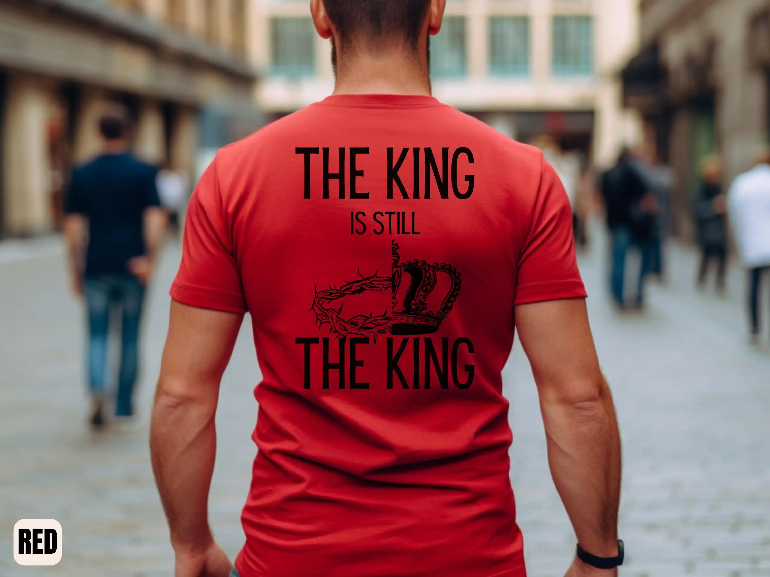 2026 Christian Men's T-shirt, King Is Still King T-shirt, Faith Clothing, Men's Comfortable T-shirt