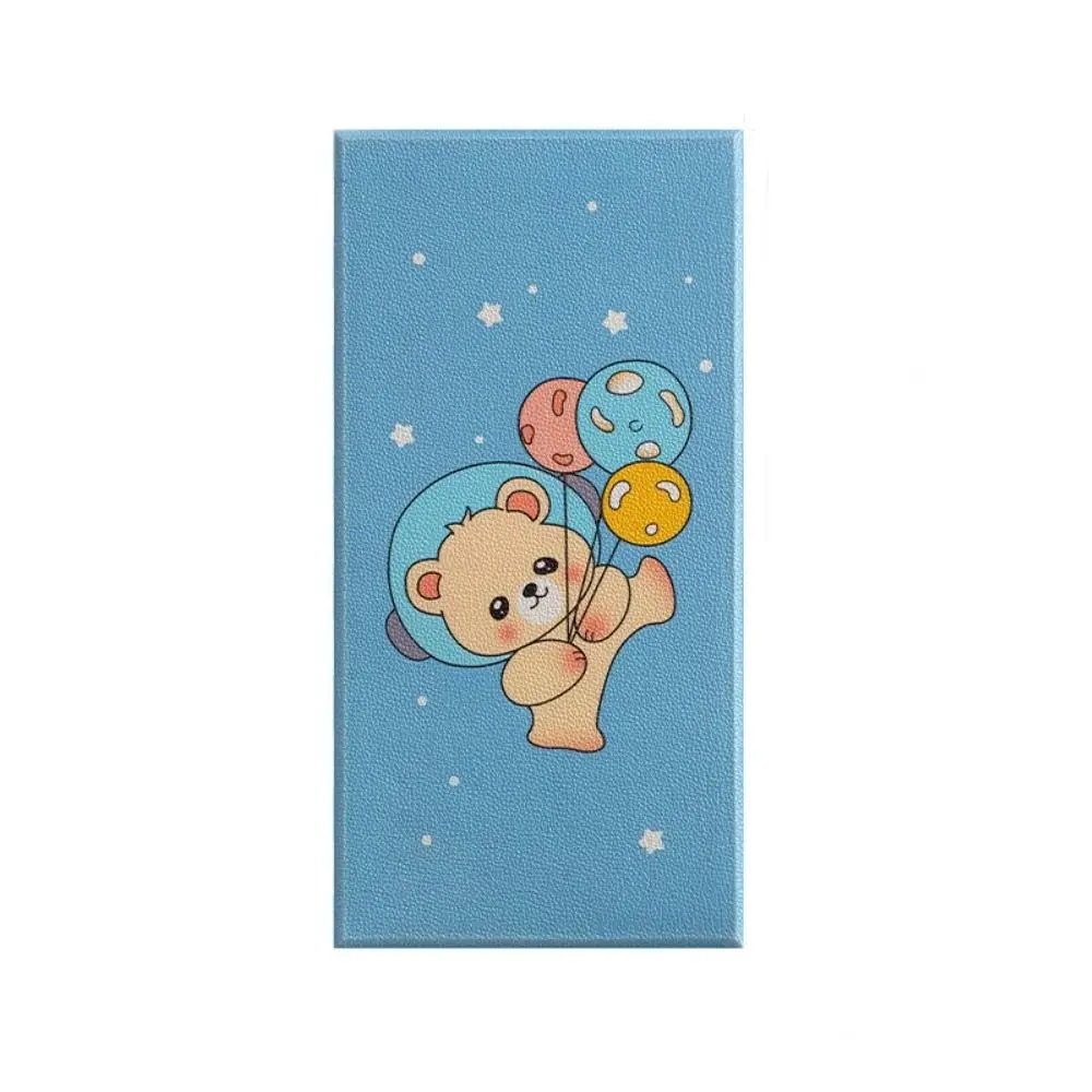 New Anti-collision 3D Wall Sticker Cute cartoon Self-adhesive Soft Cushion Thicken Waterproof Wall Mat Pad Bedroom