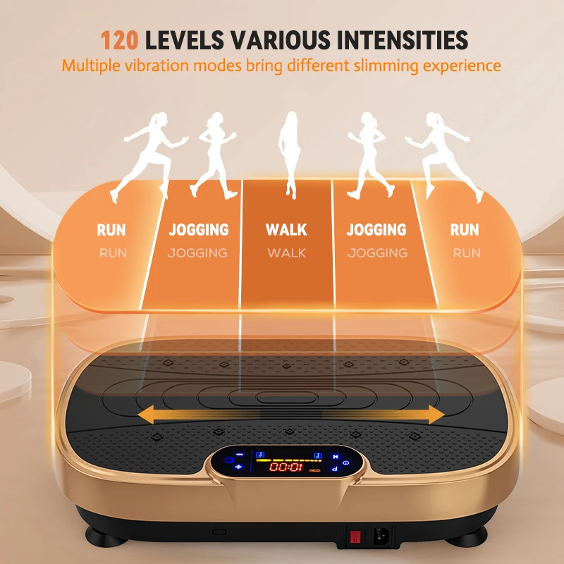 Crazy Fit Updated Fashionable Mini Vibration Plate Exercise Machine with  Bluetooth Home Use - AliExpress 18