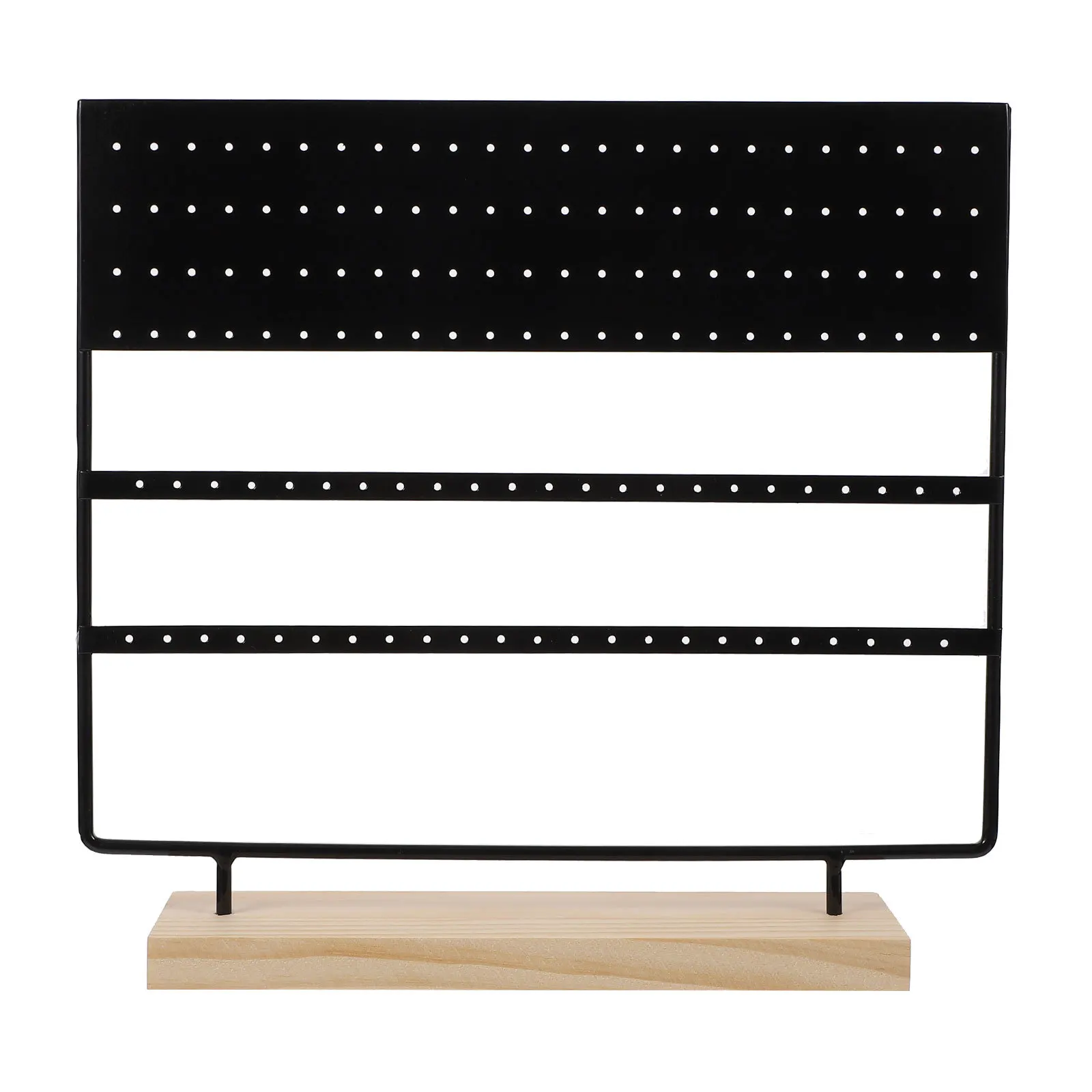 Creative Earring Rack Iron Anti Rust 3 Layers Jewelry Tower Earring Stand Rack Storage Organizer For Earrings Jewelry Display