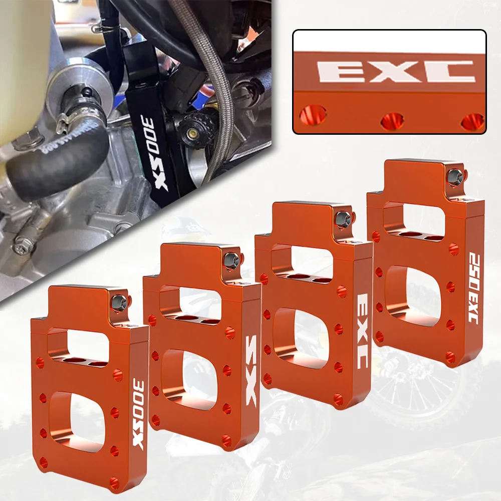 Motorcycle CNC TPI Injector Relocation Block For 250 300 EXC XC-W TPi Six Days 2018-2023 250XC 300XC 150EXC 150XCW TPi 2020-2022