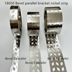 18650 Dislocation Bracket1 Meter Fixed Battery Bevel Parallel Nickel Sheet   Connection Sheet Punching SPCC Nickel Plated