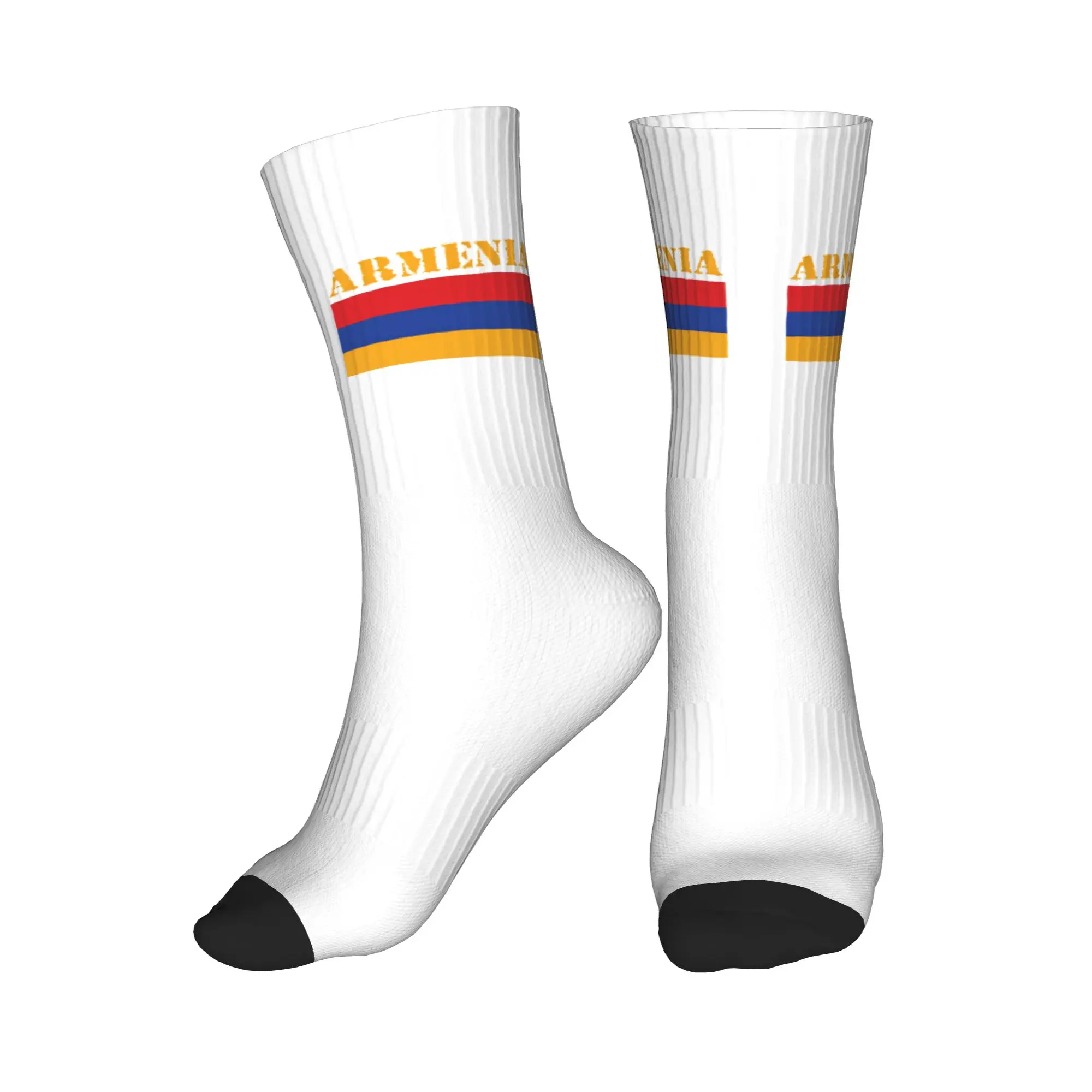 

Armenia Flag Mens Crew Socks Unisex Fashion 3D Printed Dress Socks