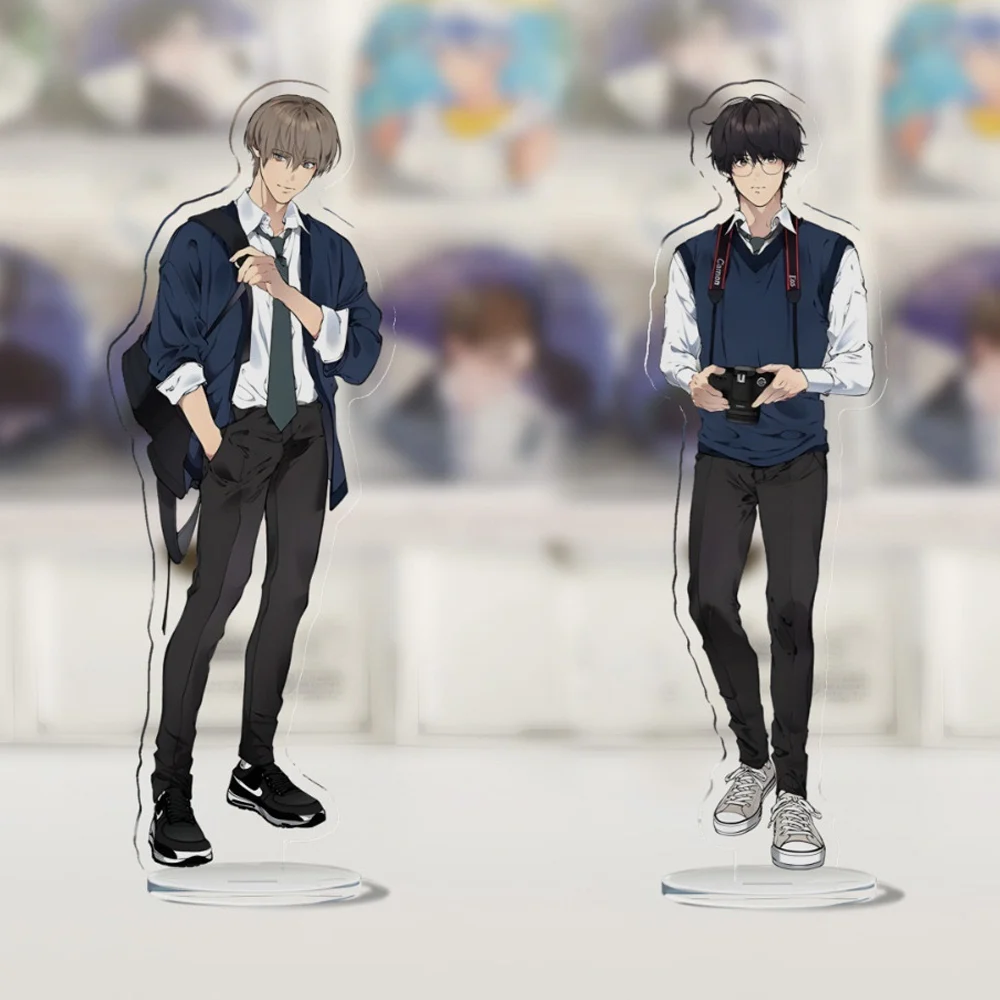 Korean Bl Manhwa Comic Love Acrylic Stand Figures Bai Xianyun Yanhe Na Campus Love Action Model Plate Standing Sign