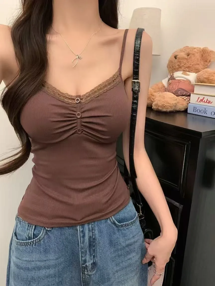 

Сексуальный кружевной топ-бюстье с лямками и вставками, женский, с подкладкой, утягивающий, для ношения под одеждой, чистая эротика