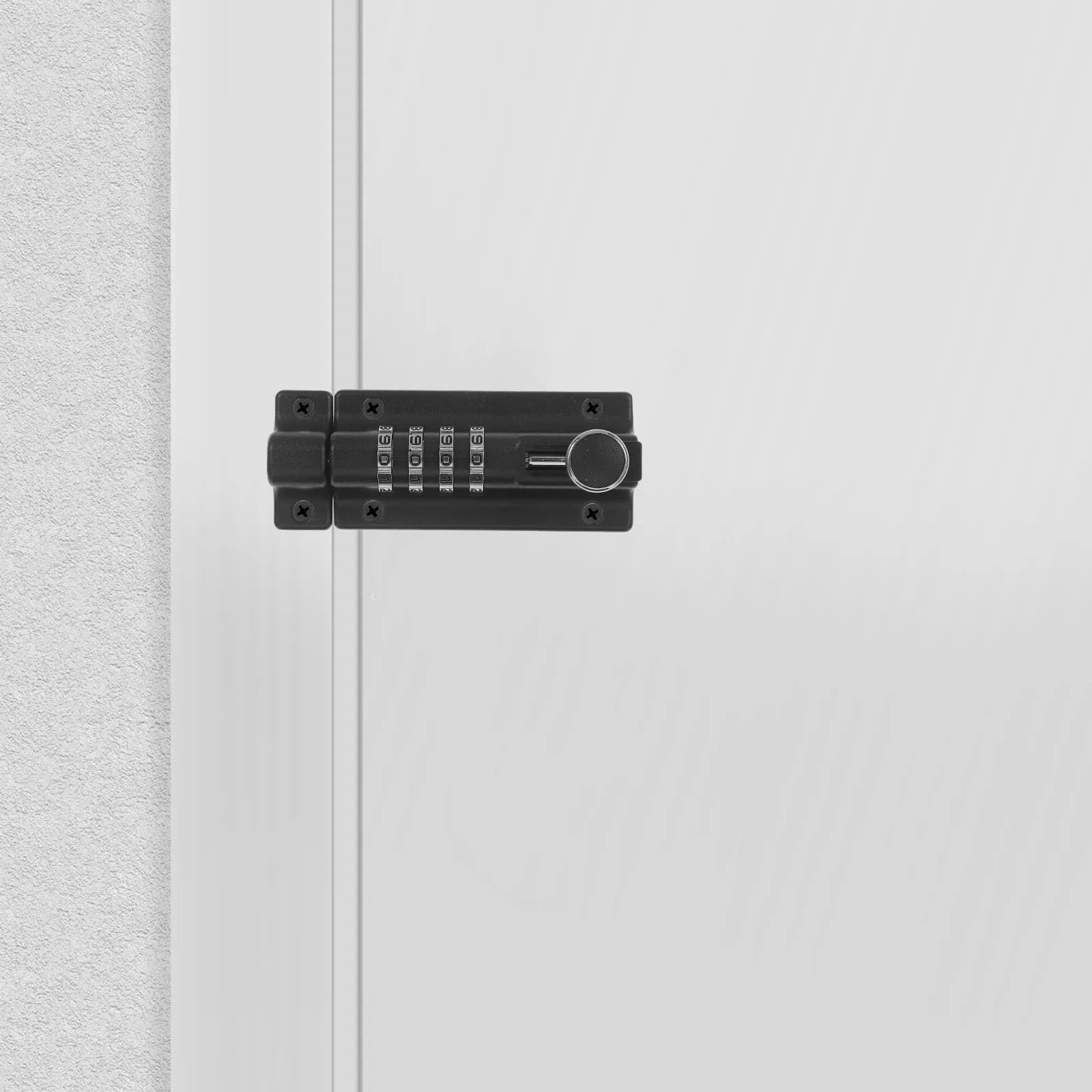 

Password Door Lock Slide Bolt Zinc Alloy Black Color Gate Lock for Doors Security Suitable House Sheds Cupboards