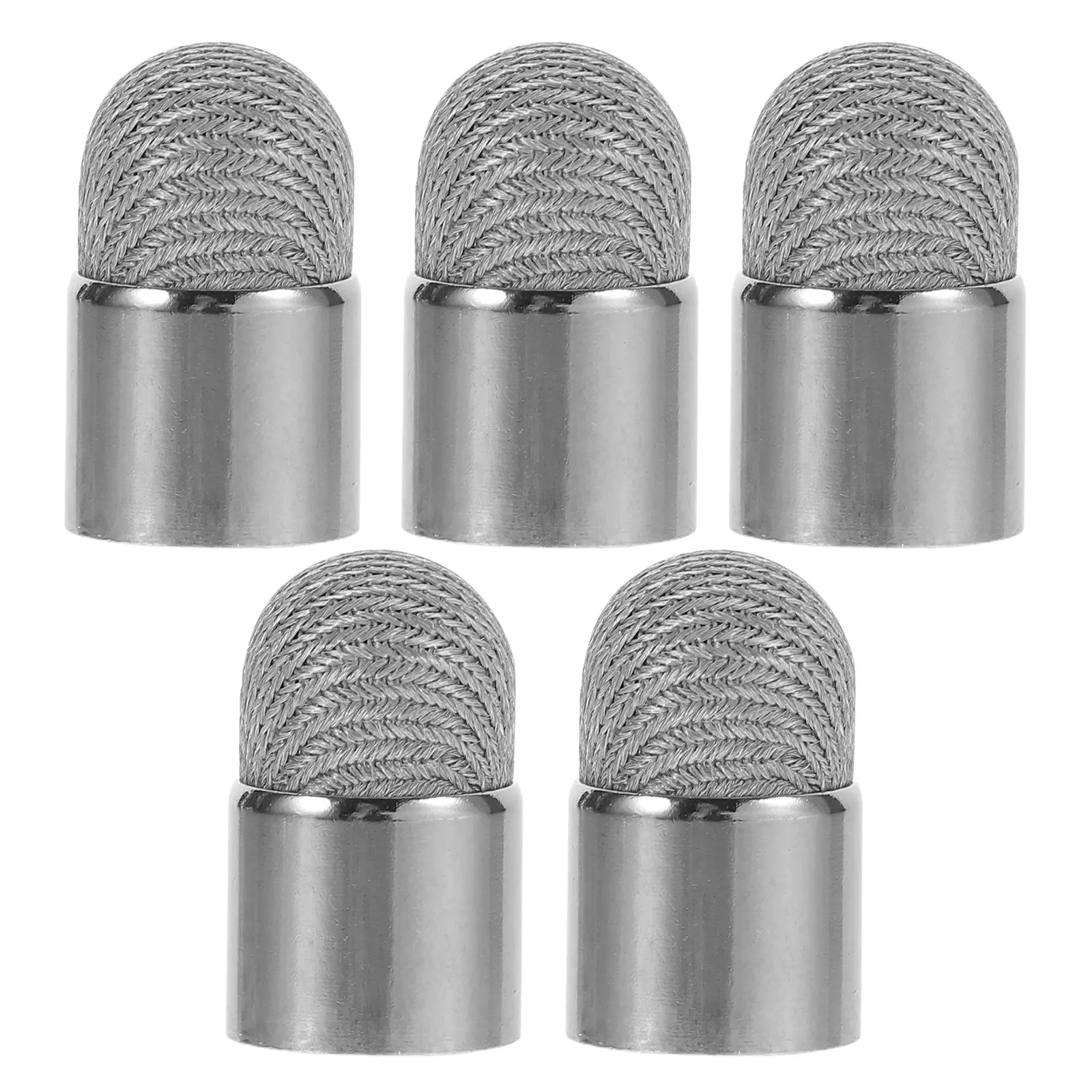 

5 Pcs Capacitor Tip Touch Screen Stylus Pen Tips Cloth Head M5 Thread 7mm Durable Conductive Fabric Replacement