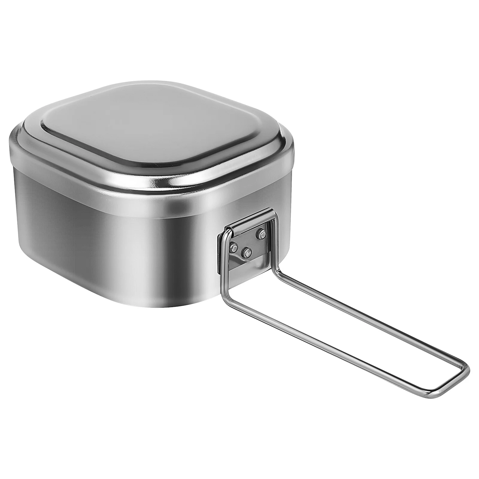 950 مللي كامل صندوق غداء من الألومنيوم مقاومة للحرارة حاوية طعام محمولة للتخييم التنزه مكتب بينتو صندوق معدات المغامرة في الهواء الطلق #4