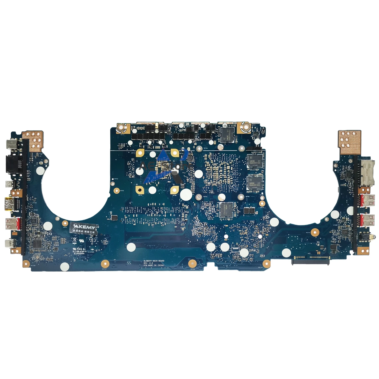 Imagem -06 - Placa-mãe para Laptop para Asus Gl502vy Gl502v Gl502 Mainboard I76700hq Gtx980m8g 4g Notebook Ddr4