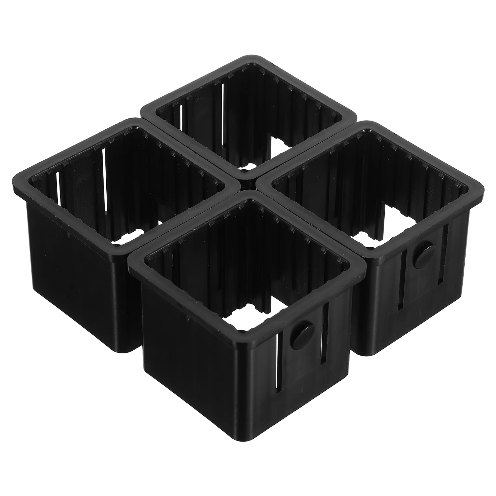 

4 pcs Hollow Tube Bushing 50Mm To 40Mm Square Tubing Inner Sleeves For Fitness Equipment Slide Adapter Replacement Parts