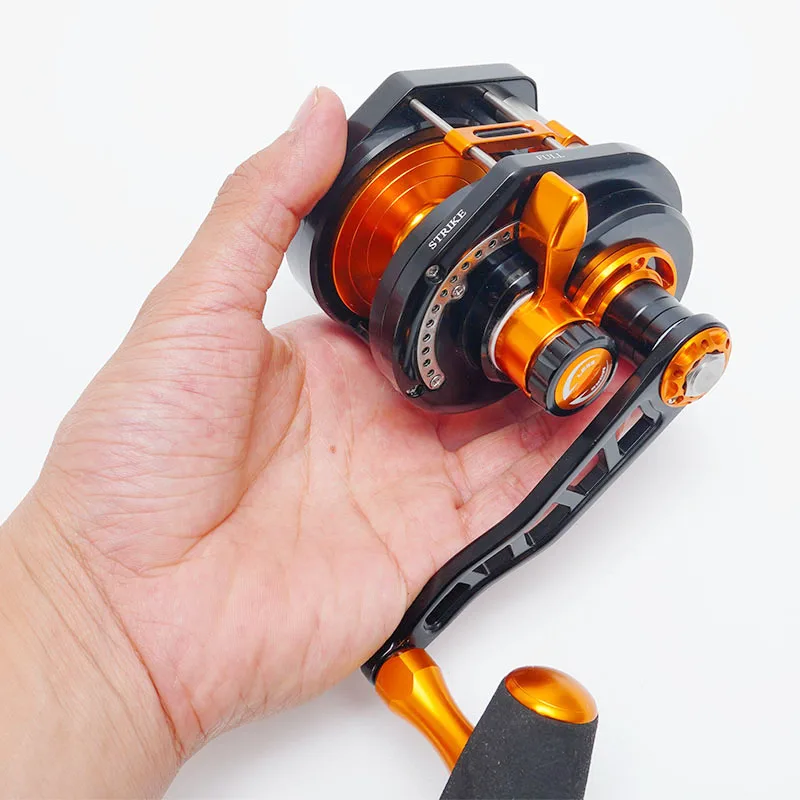 Imagem -04 - Líderes-automática Pesca Carretel Água Salgada Tambor Roda Jigging Lento Reel Organizar Linhas Rádio 6.3:1 25kg 15bb